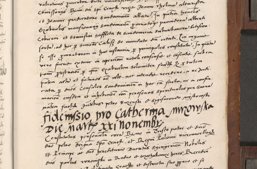 Zdjęcie nr 530 dla obiektu archiwalnego: Volumen II-um actorum coram R. D. Petro Tomicki, episcopo Cracoviensi et Regni Poloniae Vicecancellario, per A. D. 1530 et 1531 inclusive acticatorum, quorum indicem ad finem praesentis voluminis adnotatum videre est.