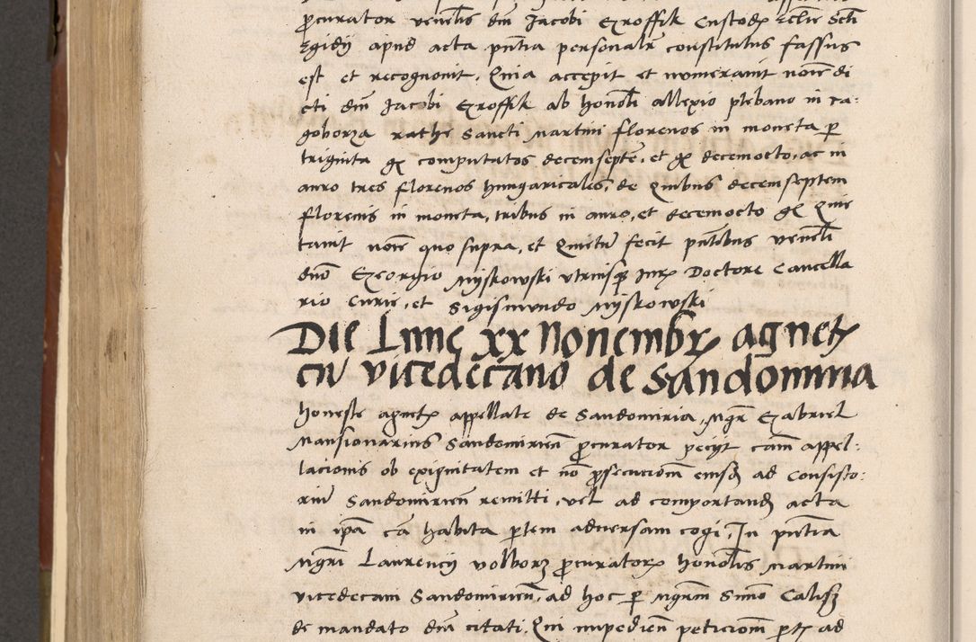 Zdjęcie nr 525 dla obiektu archiwalnego: Volumen II-um actorum coram R. D. Petro Tomicki, episcopo Cracoviensi et Regni Poloniae Vicecancellario, per A. D. 1530 et 1531 inclusive acticatorum, quorum indicem ad finem praesentis voluminis adnotatum videre est.
