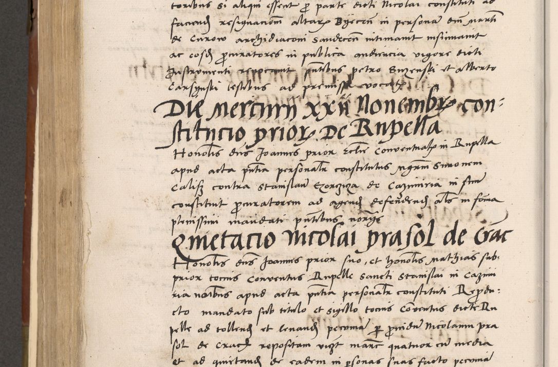 Zdjęcie nr 527 dla obiektu archiwalnego: Volumen II-um actorum coram R. D. Petro Tomicki, episcopo Cracoviensi et Regni Poloniae Vicecancellario, per A. D. 1530 et 1531 inclusive acticatorum, quorum indicem ad finem praesentis voluminis adnotatum videre est.
