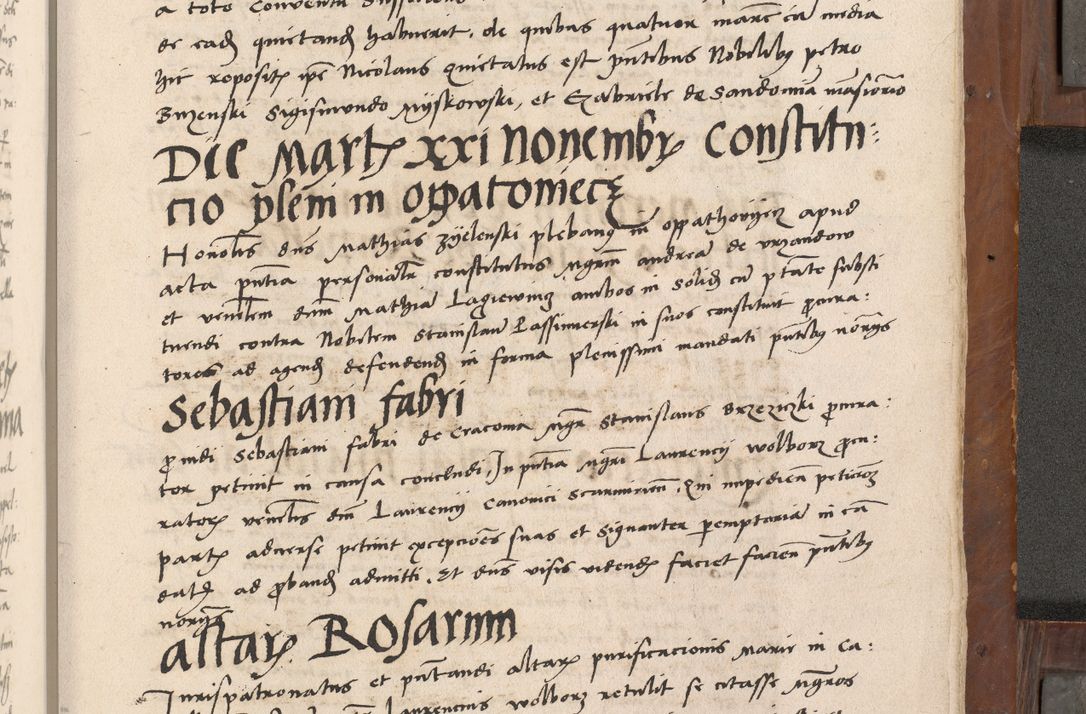 Zdjęcie nr 526 dla obiektu archiwalnego: Volumen II-um actorum coram R. D. Petro Tomicki, episcopo Cracoviensi et Regni Poloniae Vicecancellario, per A. D. 1530 et 1531 inclusive acticatorum, quorum indicem ad finem praesentis voluminis adnotatum videre est.