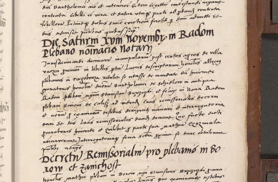 Zdjęcie nr 524 dla obiektu archiwalnego: Volumen II-um actorum coram R. D. Petro Tomicki, episcopo Cracoviensi et Regni Poloniae Vicecancellario, per A. D. 1530 et 1531 inclusive acticatorum, quorum indicem ad finem praesentis voluminis adnotatum videre est.