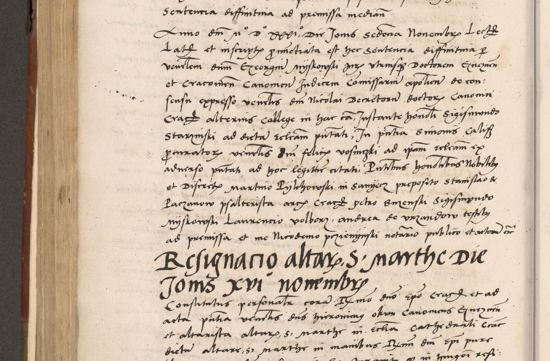 Zdjęcie nr 521 dla obiektu archiwalnego: Volumen II-um actorum coram R. D. Petro Tomicki, episcopo Cracoviensi et Regni Poloniae Vicecancellario, per A. D. 1530 et 1531 inclusive acticatorum, quorum indicem ad finem praesentis voluminis adnotatum videre est.