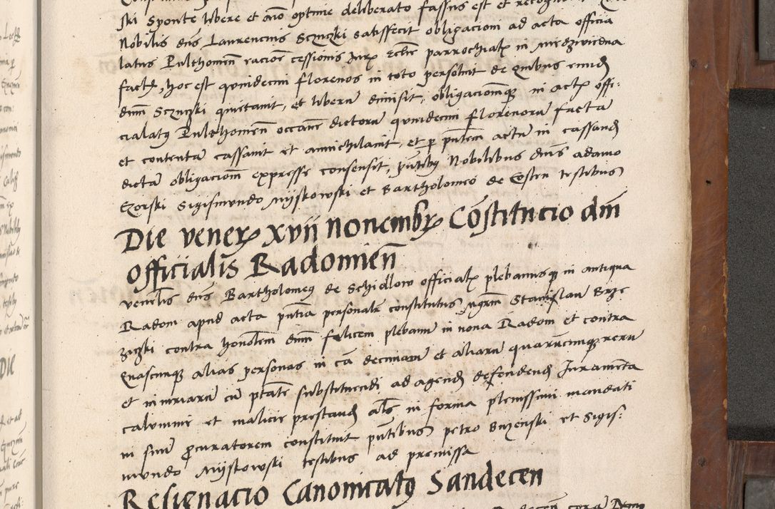 Zdjęcie nr 522 dla obiektu archiwalnego: Volumen II-um actorum coram R. D. Petro Tomicki, episcopo Cracoviensi et Regni Poloniae Vicecancellario, per A. D. 1530 et 1531 inclusive acticatorum, quorum indicem ad finem praesentis voluminis adnotatum videre est.