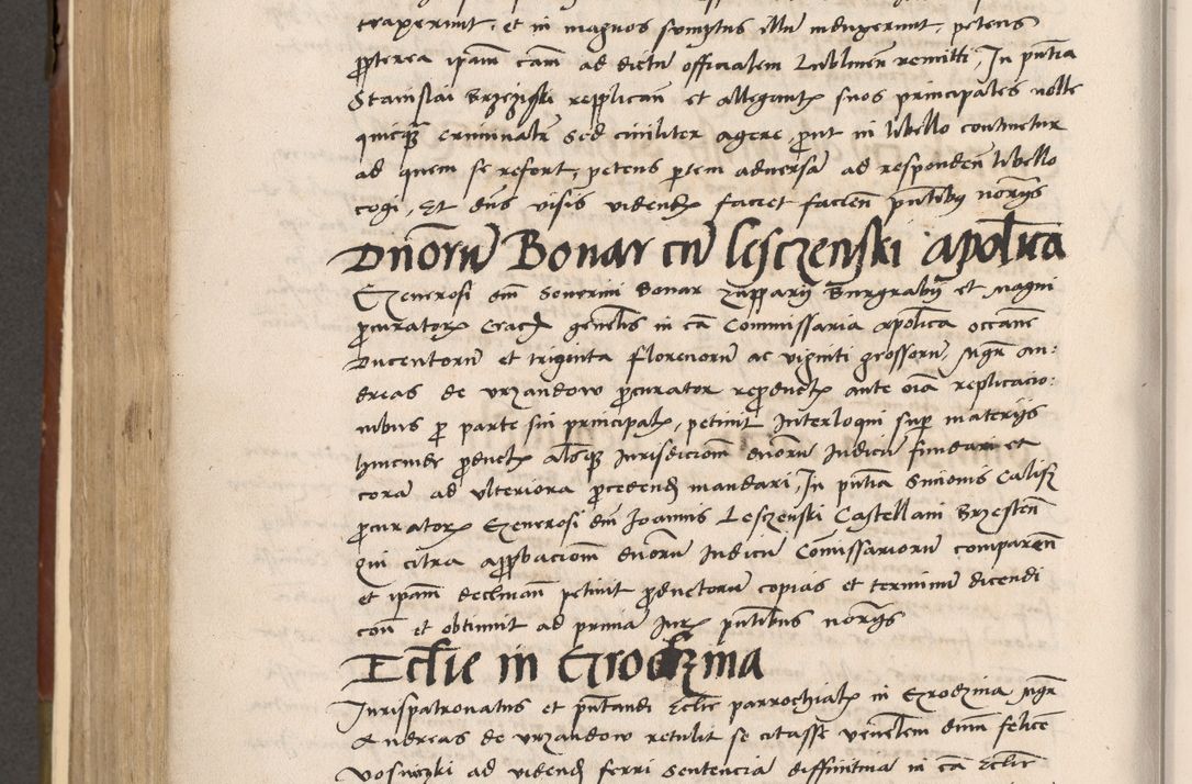 Zdjęcie nr 517 dla obiektu archiwalnego: Volumen II-um actorum coram R. D. Petro Tomicki, episcopo Cracoviensi et Regni Poloniae Vicecancellario, per A. D. 1530 et 1531 inclusive acticatorum, quorum indicem ad finem praesentis voluminis adnotatum videre est.