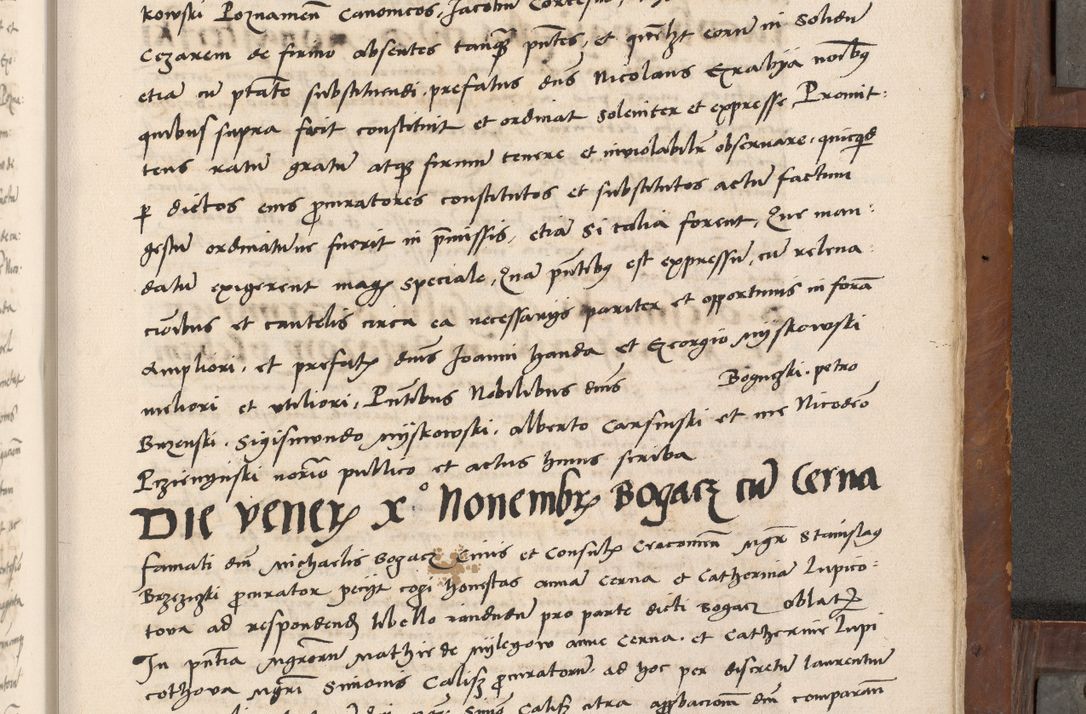 Zdjęcie nr 510 dla obiektu archiwalnego: Volumen II-um actorum coram R. D. Petro Tomicki, episcopo Cracoviensi et Regni Poloniae Vicecancellario, per A. D. 1530 et 1531 inclusive acticatorum, quorum indicem ad finem praesentis voluminis adnotatum videre est.