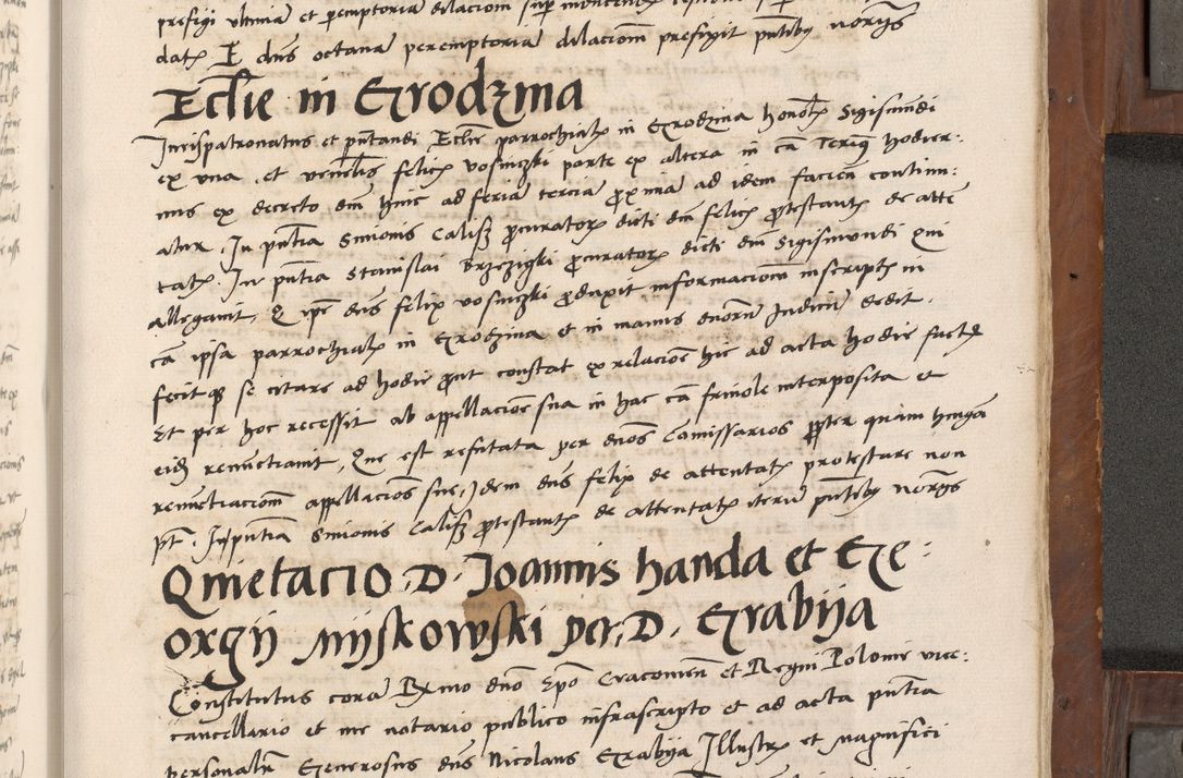 Zdjęcie nr 508 dla obiektu archiwalnego: Volumen II-um actorum coram R. D. Petro Tomicki, episcopo Cracoviensi et Regni Poloniae Vicecancellario, per A. D. 1530 et 1531 inclusive acticatorum, quorum indicem ad finem praesentis voluminis adnotatum videre est.