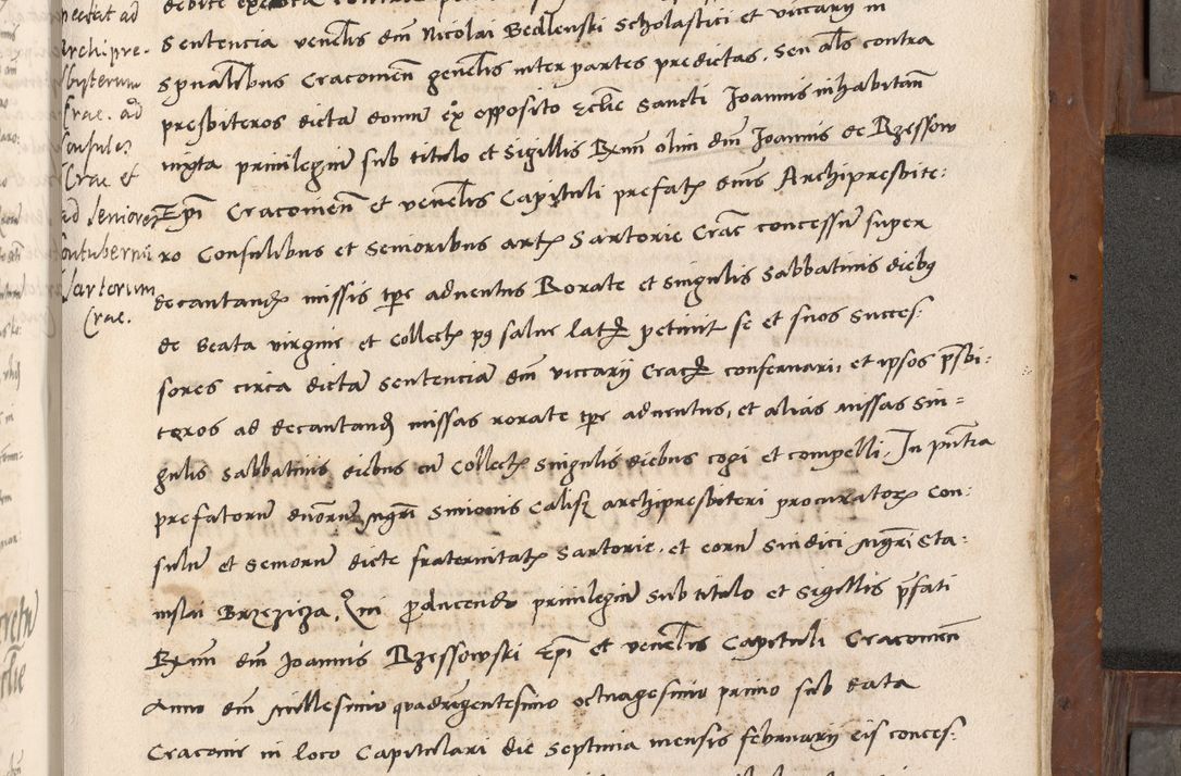 Zdjęcie nr 502 dla obiektu archiwalnego: Volumen II-um actorum coram R. D. Petro Tomicki, episcopo Cracoviensi et Regni Poloniae Vicecancellario, per A. D. 1530 et 1531 inclusive acticatorum, quorum indicem ad finem praesentis voluminis adnotatum videre est.