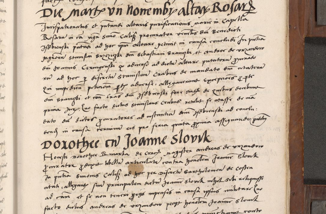 Zdjęcie nr 506 dla obiektu archiwalnego: Volumen II-um actorum coram R. D. Petro Tomicki, episcopo Cracoviensi et Regni Poloniae Vicecancellario, per A. D. 1530 et 1531 inclusive acticatorum, quorum indicem ad finem praesentis voluminis adnotatum videre est.