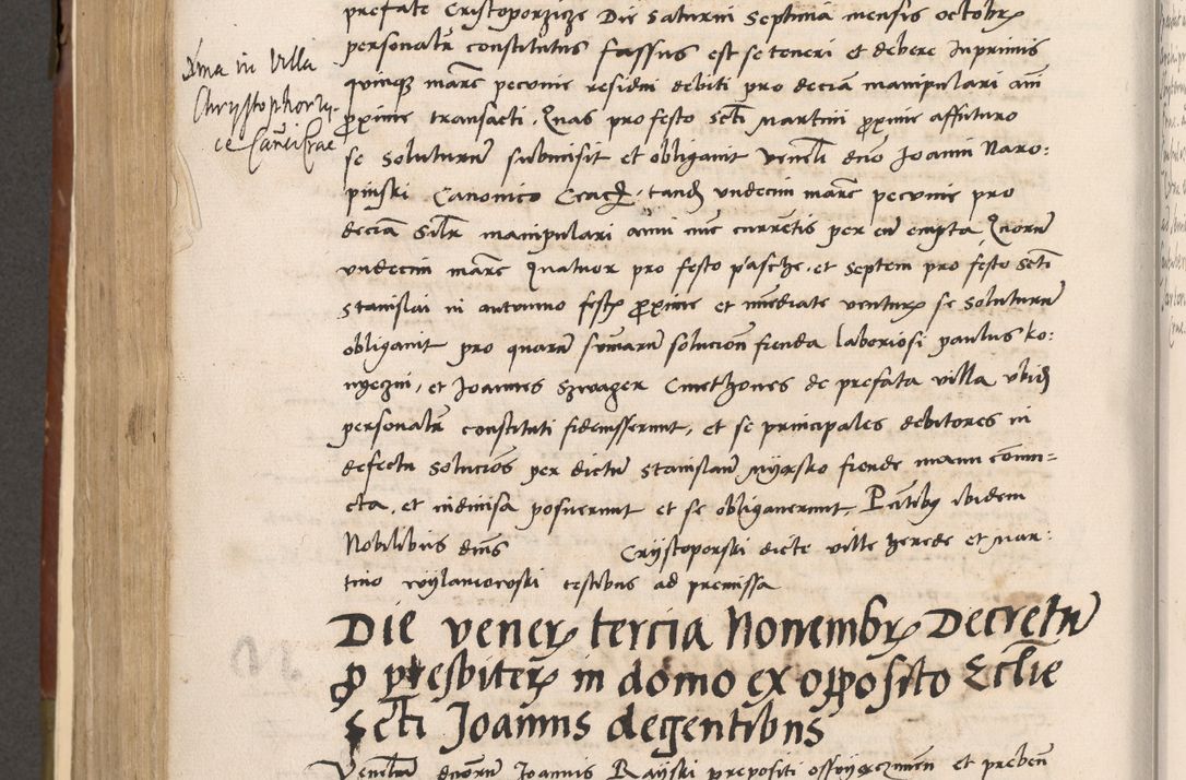Zdjęcie nr 501 dla obiektu archiwalnego: Volumen II-um actorum coram R. D. Petro Tomicki, episcopo Cracoviensi et Regni Poloniae Vicecancellario, per A. D. 1530 et 1531 inclusive acticatorum, quorum indicem ad finem praesentis voluminis adnotatum videre est.