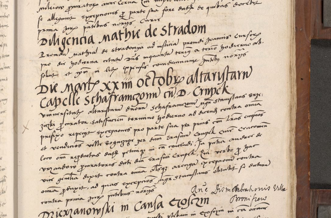 Zdjęcie nr 490 dla obiektu archiwalnego: Volumen II-um actorum coram R. D. Petro Tomicki, episcopo Cracoviensi et Regni Poloniae Vicecancellario, per A. D. 1530 et 1531 inclusive acticatorum, quorum indicem ad finem praesentis voluminis adnotatum videre est.