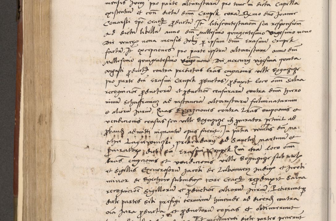Zdjęcie nr 485 dla obiektu archiwalnego: Volumen II-um actorum coram R. D. Petro Tomicki, episcopo Cracoviensi et Regni Poloniae Vicecancellario, per A. D. 1530 et 1531 inclusive acticatorum, quorum indicem ad finem praesentis voluminis adnotatum videre est.
