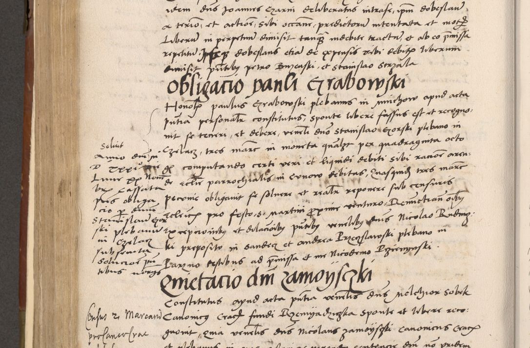 Zdjęcie nr 481 dla obiektu archiwalnego: Volumen II-um actorum coram R. D. Petro Tomicki, episcopo Cracoviensi et Regni Poloniae Vicecancellario, per A. D. 1530 et 1531 inclusive acticatorum, quorum indicem ad finem praesentis voluminis adnotatum videre est.