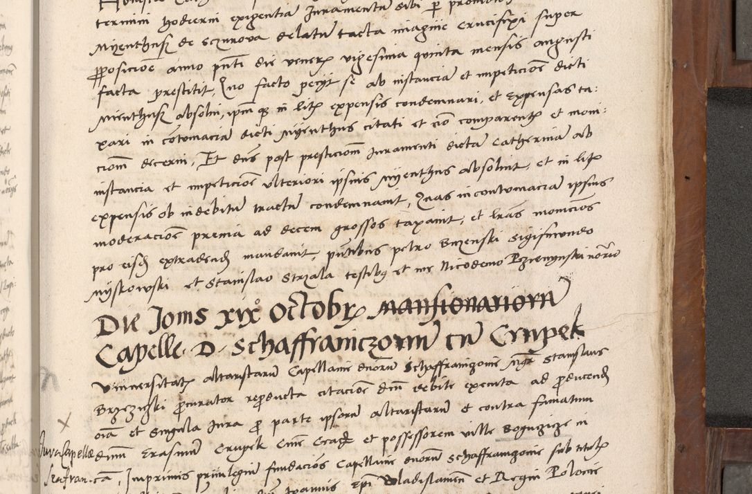 Zdjęcie nr 484 dla obiektu archiwalnego: Volumen II-um actorum coram R. D. Petro Tomicki, episcopo Cracoviensi et Regni Poloniae Vicecancellario, per A. D. 1530 et 1531 inclusive acticatorum, quorum indicem ad finem praesentis voluminis adnotatum videre est.