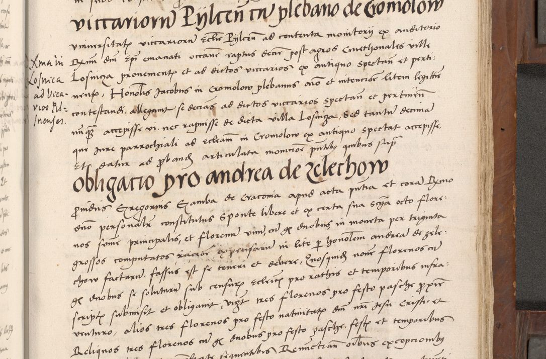 Zdjęcie nr 460 dla obiektu archiwalnego: Volumen II-um actorum coram R. D. Petro Tomicki, episcopo Cracoviensi et Regni Poloniae Vicecancellario, per A. D. 1530 et 1531 inclusive acticatorum, quorum indicem ad finem praesentis voluminis adnotatum videre est.