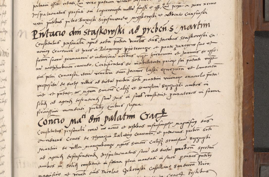 Zdjęcie nr 454 dla obiektu archiwalnego: Volumen II-um actorum coram R. D. Petro Tomicki, episcopo Cracoviensi et Regni Poloniae Vicecancellario, per A. D. 1530 et 1531 inclusive acticatorum, quorum indicem ad finem praesentis voluminis adnotatum videre est.