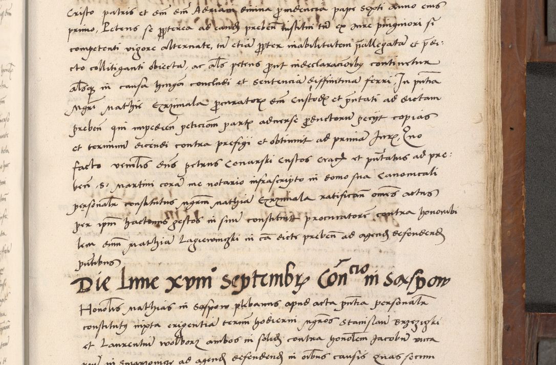 Zdjęcie nr 450 dla obiektu archiwalnego: Volumen II-um actorum coram R. D. Petro Tomicki, episcopo Cracoviensi et Regni Poloniae Vicecancellario, per A. D. 1530 et 1531 inclusive acticatorum, quorum indicem ad finem praesentis voluminis adnotatum videre est.