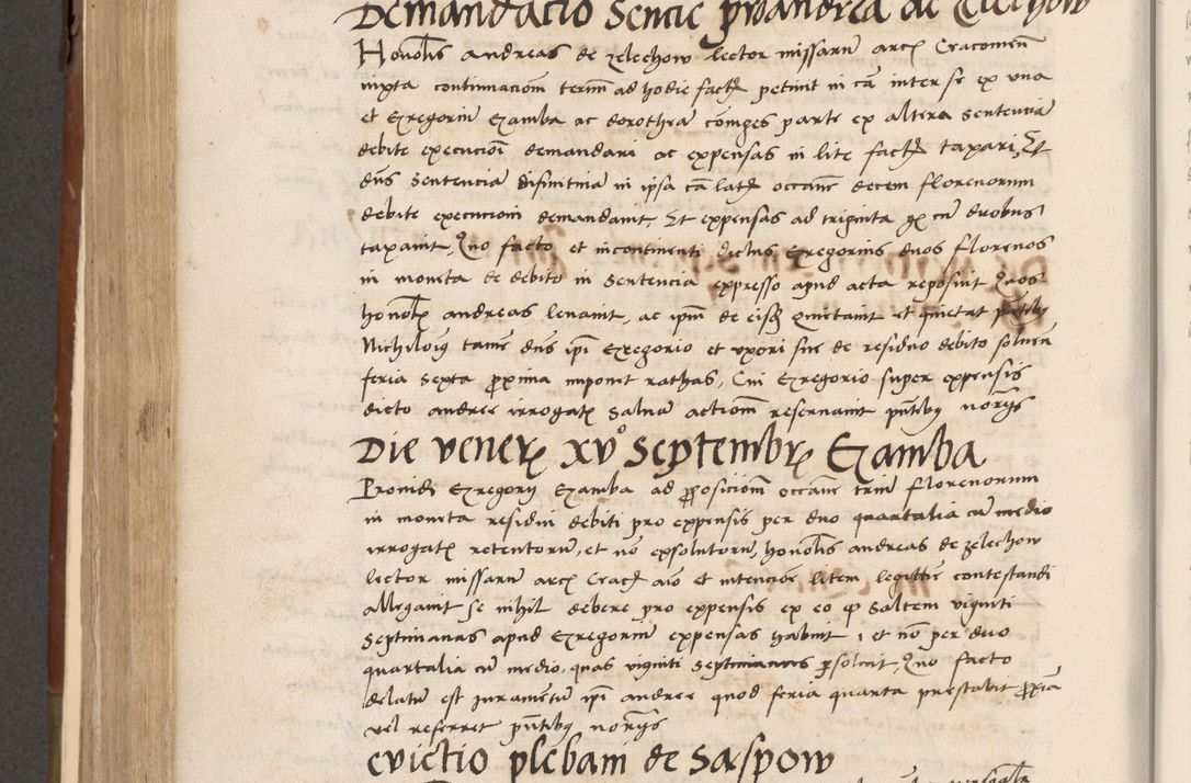 Zdjęcie nr 447 dla obiektu archiwalnego: Volumen II-um actorum coram R. D. Petro Tomicki, episcopo Cracoviensi et Regni Poloniae Vicecancellario, per A. D. 1530 et 1531 inclusive acticatorum, quorum indicem ad finem praesentis voluminis adnotatum videre est.