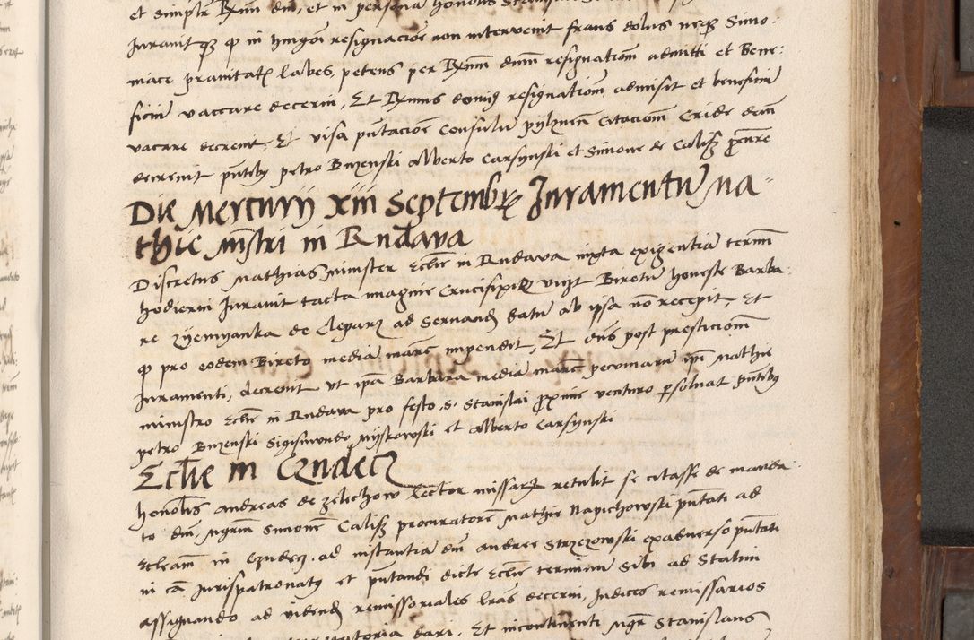 Zdjęcie nr 446 dla obiektu archiwalnego: Volumen II-um actorum coram R. D. Petro Tomicki, episcopo Cracoviensi et Regni Poloniae Vicecancellario, per A. D. 1530 et 1531 inclusive acticatorum, quorum indicem ad finem praesentis voluminis adnotatum videre est.