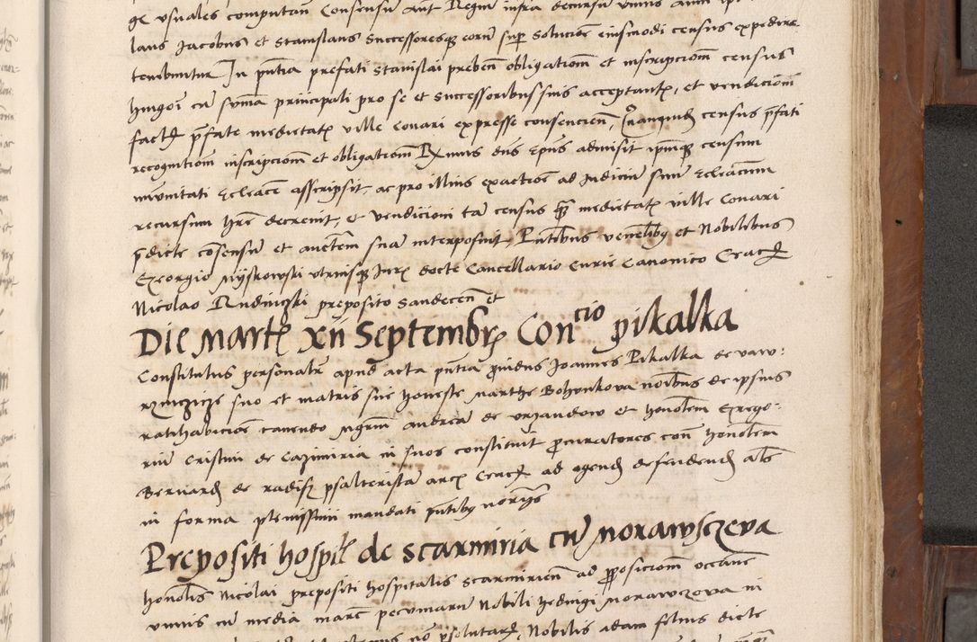 Zdjęcie nr 444 dla obiektu archiwalnego: Volumen II-um actorum coram R. D. Petro Tomicki, episcopo Cracoviensi et Regni Poloniae Vicecancellario, per A. D. 1530 et 1531 inclusive acticatorum, quorum indicem ad finem praesentis voluminis adnotatum videre est.