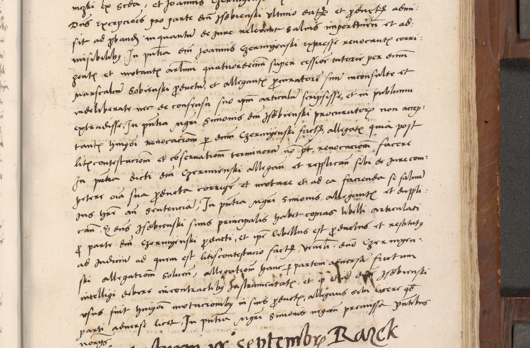Zdjęcie nr 440 dla obiektu archiwalnego: Volumen II-um actorum coram R. D. Petro Tomicki, episcopo Cracoviensi et Regni Poloniae Vicecancellario, per A. D. 1530 et 1531 inclusive acticatorum, quorum indicem ad finem praesentis voluminis adnotatum videre est.