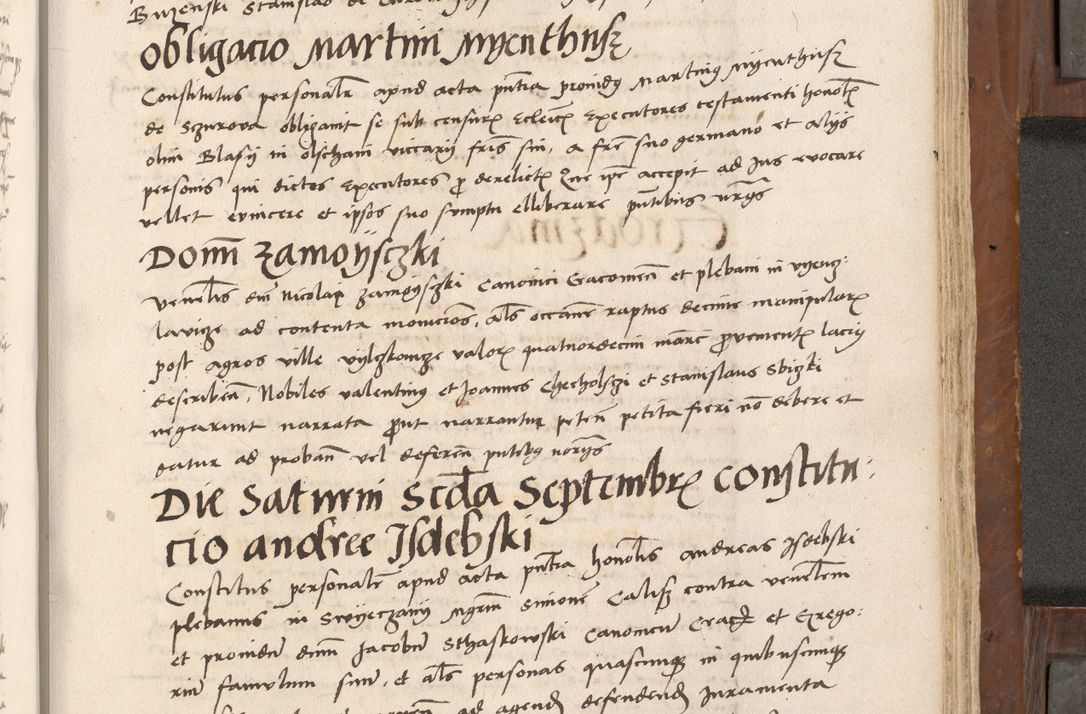 Zdjęcie nr 434 dla obiektu archiwalnego: Volumen II-um actorum coram R. D. Petro Tomicki, episcopo Cracoviensi et Regni Poloniae Vicecancellario, per A. D. 1530 et 1531 inclusive acticatorum, quorum indicem ad finem praesentis voluminis adnotatum videre est.
