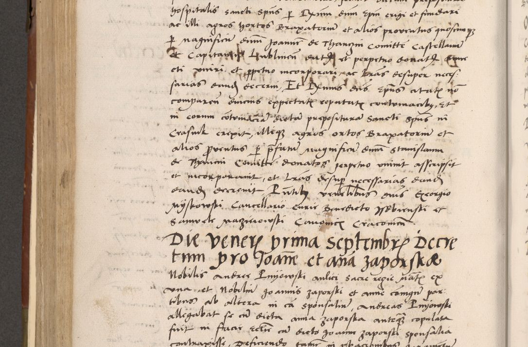 Zdjęcie nr 433 dla obiektu archiwalnego: Volumen II-um actorum coram R. D. Petro Tomicki, episcopo Cracoviensi et Regni Poloniae Vicecancellario, per A. D. 1530 et 1531 inclusive acticatorum, quorum indicem ad finem praesentis voluminis adnotatum videre est.