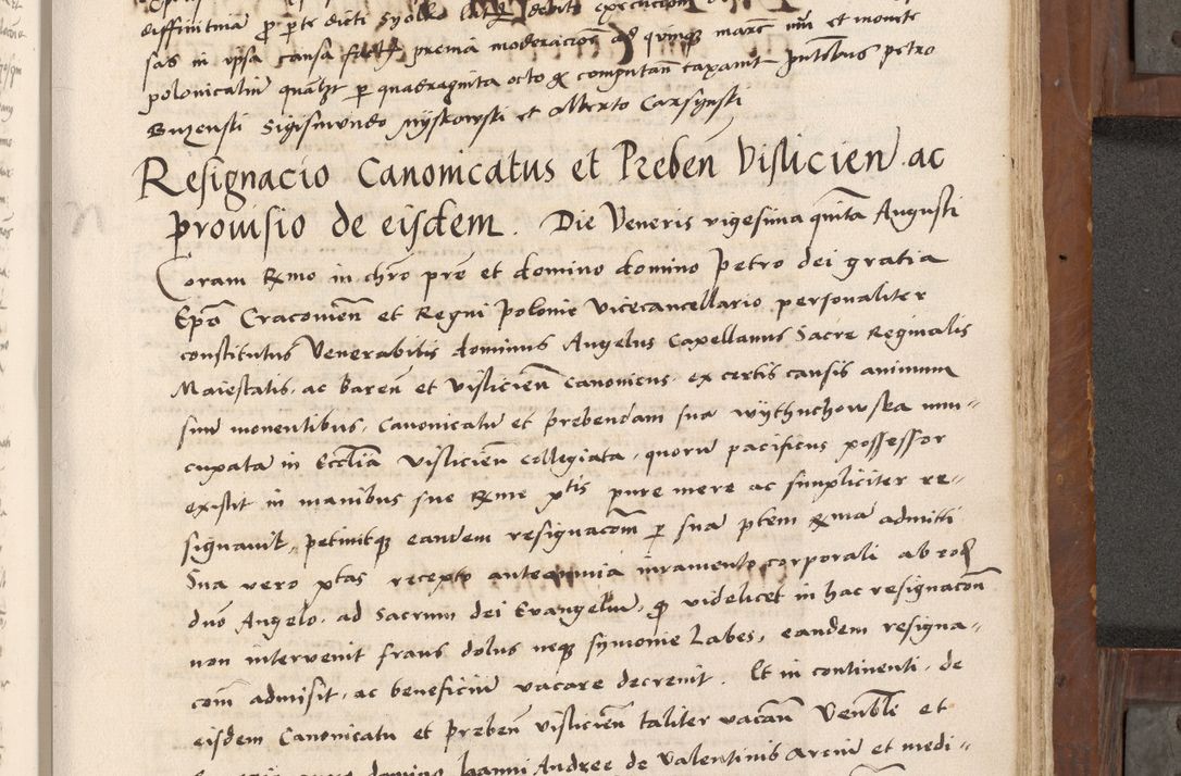 Zdjęcie nr 426 dla obiektu archiwalnego: Volumen II-um actorum coram R. D. Petro Tomicki, episcopo Cracoviensi et Regni Poloniae Vicecancellario, per A. D. 1530 et 1531 inclusive acticatorum, quorum indicem ad finem praesentis voluminis adnotatum videre est.