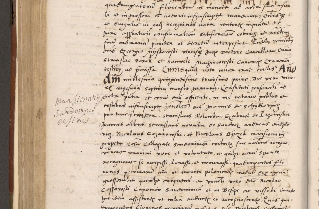 Zdjęcie nr 417 dla obiektu archiwalnego: Volumen II-um actorum coram R. D. Petro Tomicki, episcopo Cracoviensi et Regni Poloniae Vicecancellario, per A. D. 1530 et 1531 inclusive acticatorum, quorum indicem ad finem praesentis voluminis adnotatum videre est.