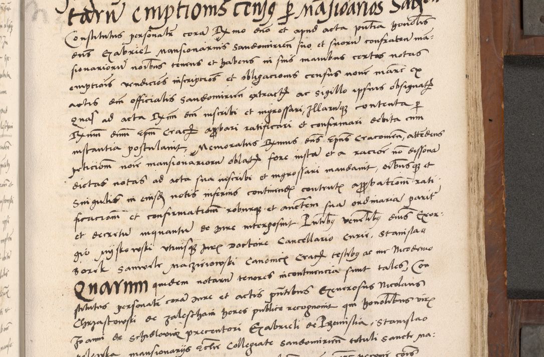 Zdjęcie nr 420 dla obiektu archiwalnego: Volumen II-um actorum coram R. D. Petro Tomicki, episcopo Cracoviensi et Regni Poloniae Vicecancellario, per A. D. 1530 et 1531 inclusive acticatorum, quorum indicem ad finem praesentis voluminis adnotatum videre est.