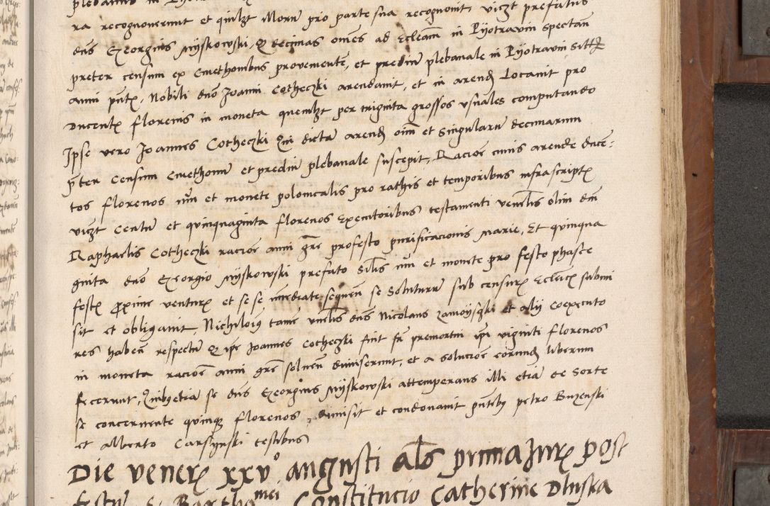 Zdjęcie nr 412 dla obiektu archiwalnego: Volumen II-um actorum coram R. D. Petro Tomicki, episcopo Cracoviensi et Regni Poloniae Vicecancellario, per A. D. 1530 et 1531 inclusive acticatorum, quorum indicem ad finem praesentis voluminis adnotatum videre est.