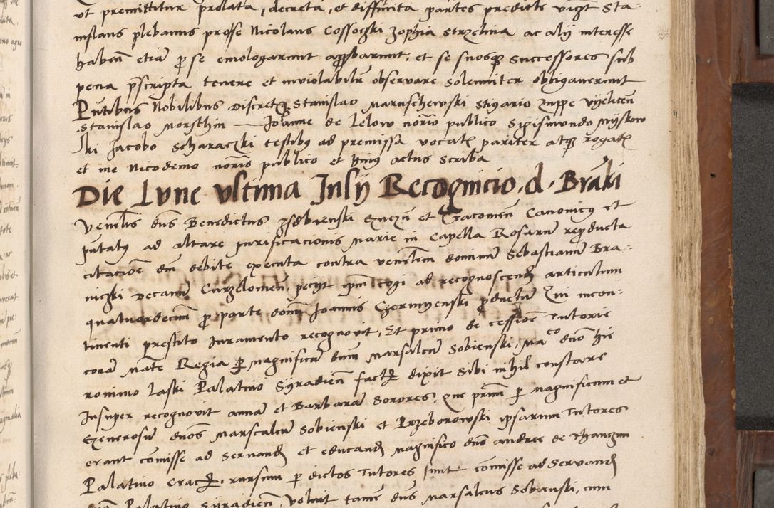 Zdjęcie nr 408 dla obiektu archiwalnego: Volumen II-um actorum coram R. D. Petro Tomicki, episcopo Cracoviensi et Regni Poloniae Vicecancellario, per A. D. 1530 et 1531 inclusive acticatorum, quorum indicem ad finem praesentis voluminis adnotatum videre est.