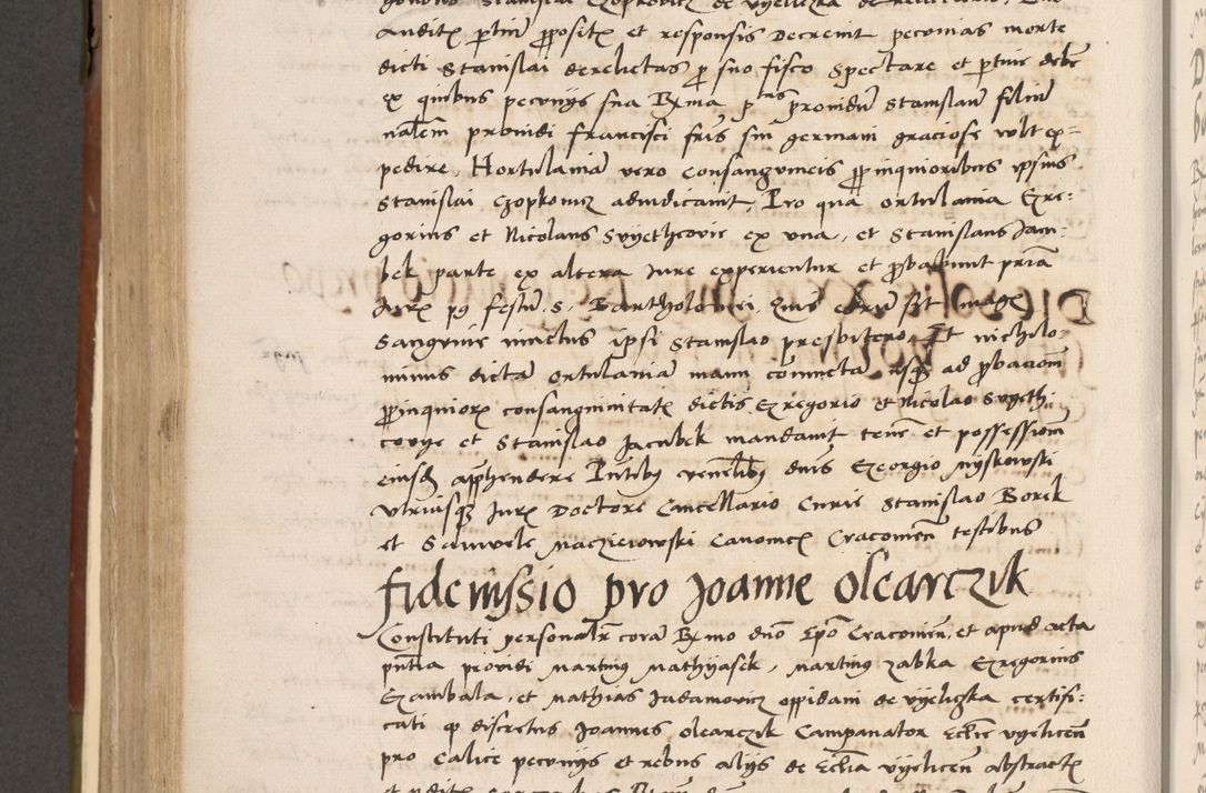 Zdjęcie nr 401 dla obiektu archiwalnego: Volumen II-um actorum coram R. D. Petro Tomicki, episcopo Cracoviensi et Regni Poloniae Vicecancellario, per A. D. 1530 et 1531 inclusive acticatorum, quorum indicem ad finem praesentis voluminis adnotatum videre est.