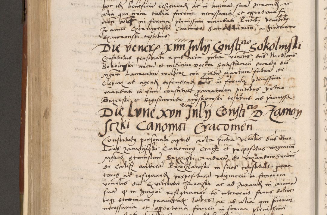 Zdjęcie nr 399 dla obiektu archiwalnego: Volumen II-um actorum coram R. D. Petro Tomicki, episcopo Cracoviensi et Regni Poloniae Vicecancellario, per A. D. 1530 et 1531 inclusive acticatorum, quorum indicem ad finem praesentis voluminis adnotatum videre est.