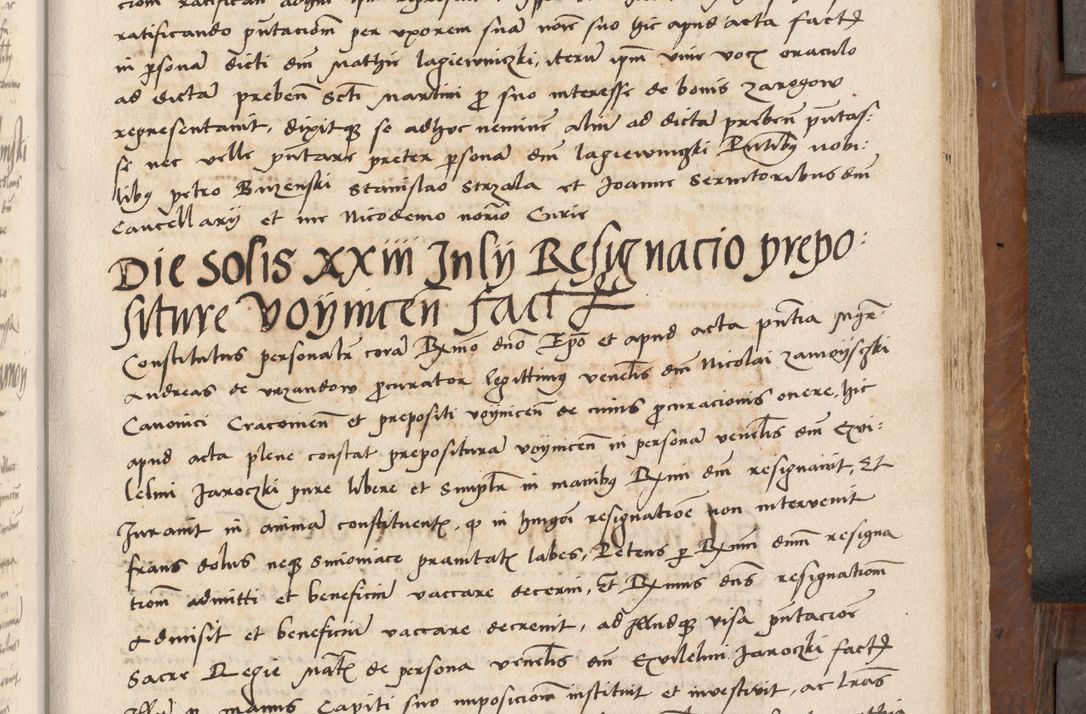 Zdjęcie nr 400 dla obiektu archiwalnego: Volumen II-um actorum coram R. D. Petro Tomicki, episcopo Cracoviensi et Regni Poloniae Vicecancellario, per A. D. 1530 et 1531 inclusive acticatorum, quorum indicem ad finem praesentis voluminis adnotatum videre est.