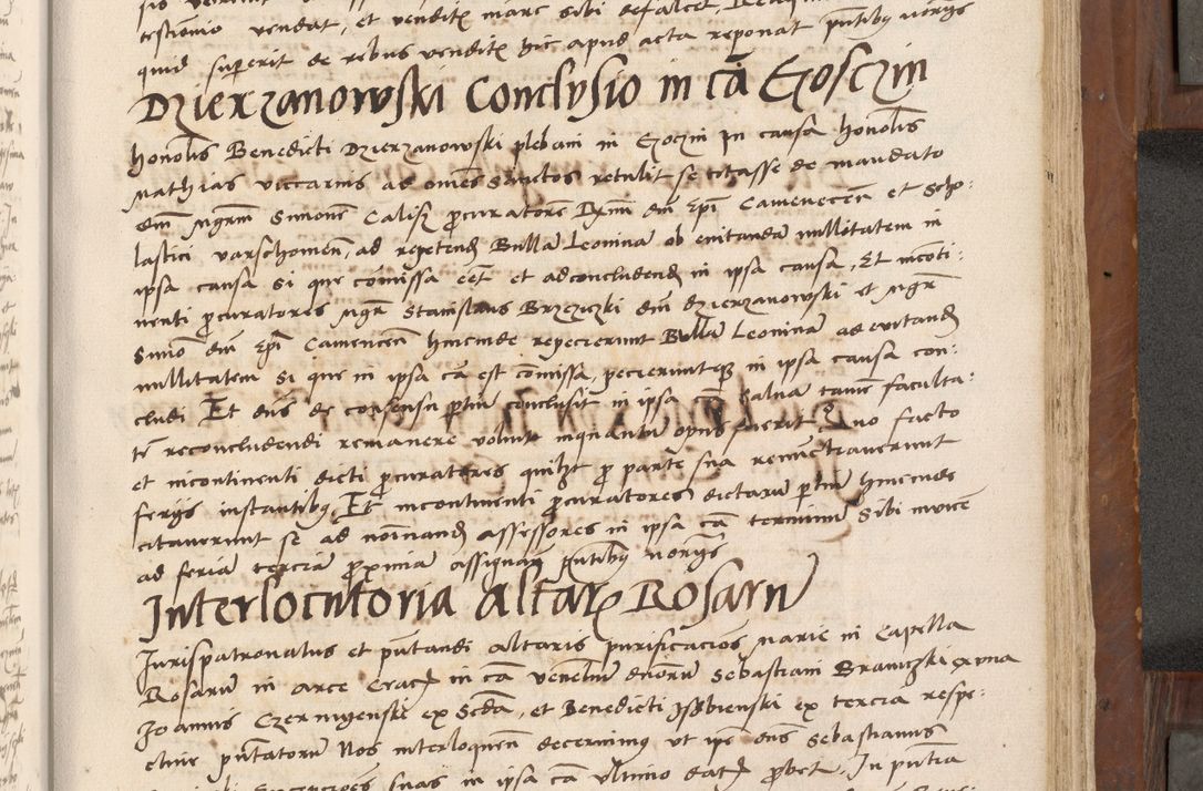 Zdjęcie nr 398 dla obiektu archiwalnego: Volumen II-um actorum coram R. D. Petro Tomicki, episcopo Cracoviensi et Regni Poloniae Vicecancellario, per A. D. 1530 et 1531 inclusive acticatorum, quorum indicem ad finem praesentis voluminis adnotatum videre est.