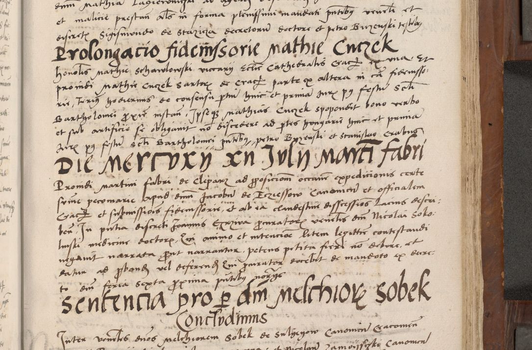 Zdjęcie nr 396 dla obiektu archiwalnego: Volumen II-um actorum coram R. D. Petro Tomicki, episcopo Cracoviensi et Regni Poloniae Vicecancellario, per A. D. 1530 et 1531 inclusive acticatorum, quorum indicem ad finem praesentis voluminis adnotatum videre est.