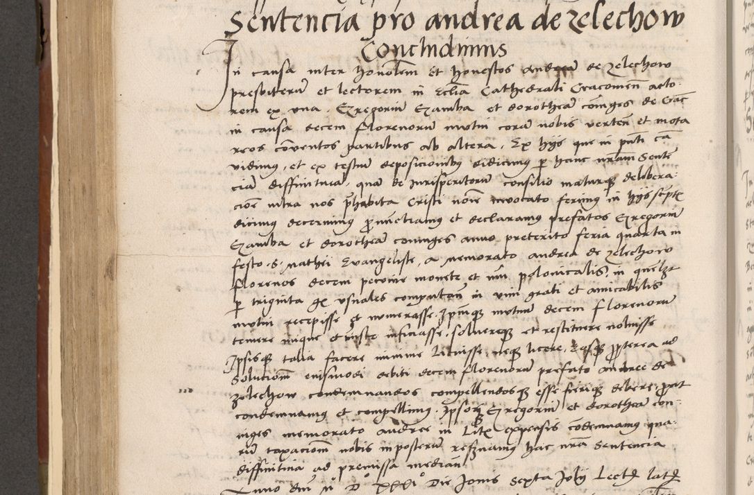 Zdjęcie nr 387 dla obiektu archiwalnego: Volumen II-um actorum coram R. D. Petro Tomicki, episcopo Cracoviensi et Regni Poloniae Vicecancellario, per A. D. 1530 et 1531 inclusive acticatorum, quorum indicem ad finem praesentis voluminis adnotatum videre est.