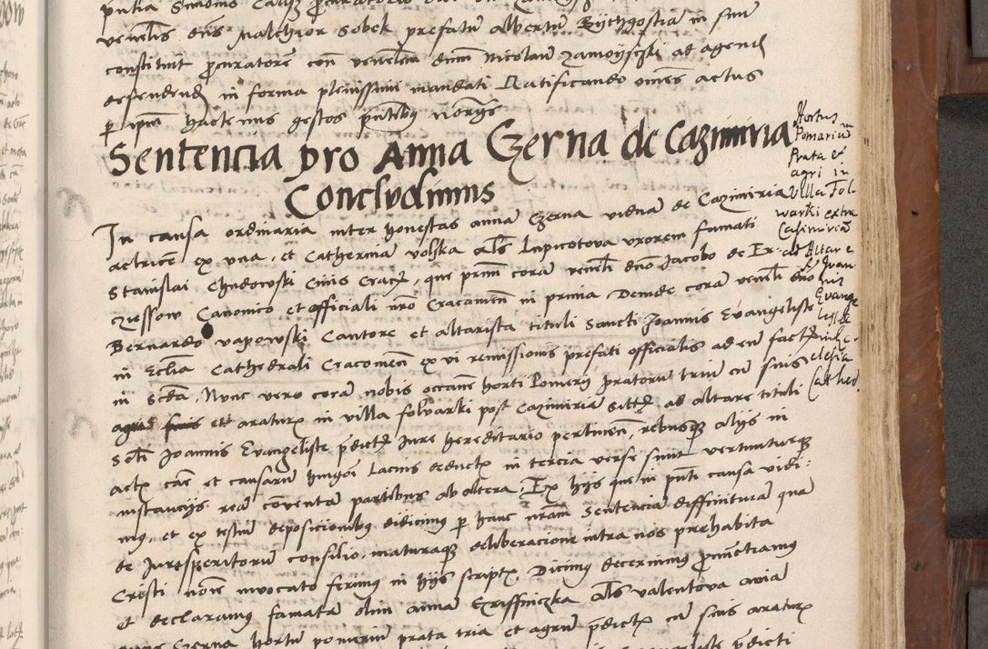 Zdjęcie nr 388 dla obiektu archiwalnego: Volumen II-um actorum coram R. D. Petro Tomicki, episcopo Cracoviensi et Regni Poloniae Vicecancellario, per A. D. 1530 et 1531 inclusive acticatorum, quorum indicem ad finem praesentis voluminis adnotatum videre est.
