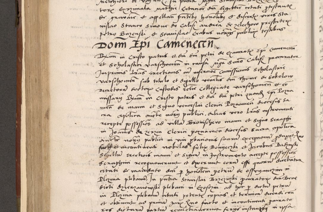 Zdjęcie nr 385 dla obiektu archiwalnego: Volumen II-um actorum coram R. D. Petro Tomicki, episcopo Cracoviensi et Regni Poloniae Vicecancellario, per A. D. 1530 et 1531 inclusive acticatorum, quorum indicem ad finem praesentis voluminis adnotatum videre est.