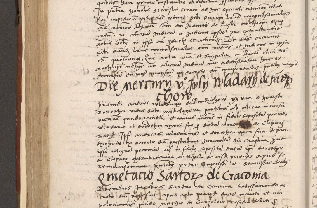 Zdjęcie nr 383 dla obiektu archiwalnego: Volumen II-um actorum coram R. D. Petro Tomicki, episcopo Cracoviensi et Regni Poloniae Vicecancellario, per A. D. 1530 et 1531 inclusive acticatorum, quorum indicem ad finem praesentis voluminis adnotatum videre est.