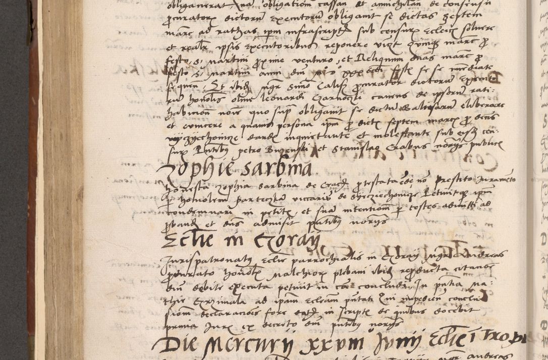 Zdjęcie nr 375 dla obiektu archiwalnego: Volumen II-um actorum coram R. D. Petro Tomicki, episcopo Cracoviensi et Regni Poloniae Vicecancellario, per A. D. 1530 et 1531 inclusive acticatorum, quorum indicem ad finem praesentis voluminis adnotatum videre est.