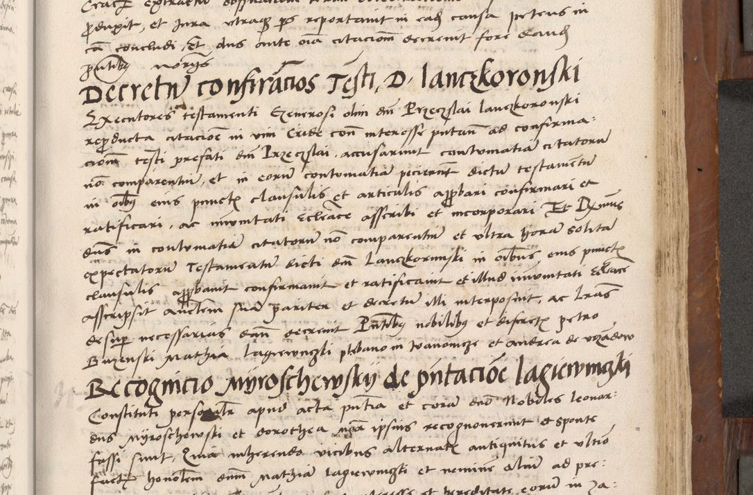 Zdjęcie nr 372 dla obiektu archiwalnego: Volumen II-um actorum coram R. D. Petro Tomicki, episcopo Cracoviensi et Regni Poloniae Vicecancellario, per A. D. 1530 et 1531 inclusive acticatorum, quorum indicem ad finem praesentis voluminis adnotatum videre est.
