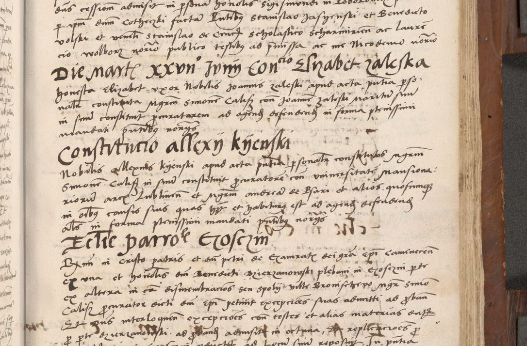 Zdjęcie nr 374 dla obiektu archiwalnego: Volumen II-um actorum coram R. D. Petro Tomicki, episcopo Cracoviensi et Regni Poloniae Vicecancellario, per A. D. 1530 et 1531 inclusive acticatorum, quorum indicem ad finem praesentis voluminis adnotatum videre est.