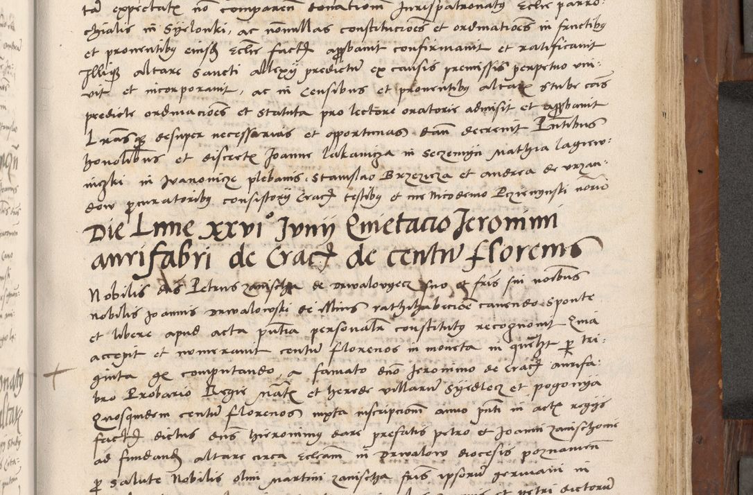Zdjęcie nr 370 dla obiektu archiwalnego: Volumen II-um actorum coram R. D. Petro Tomicki, episcopo Cracoviensi et Regni Poloniae Vicecancellario, per A. D. 1530 et 1531 inclusive acticatorum, quorum indicem ad finem praesentis voluminis adnotatum videre est.