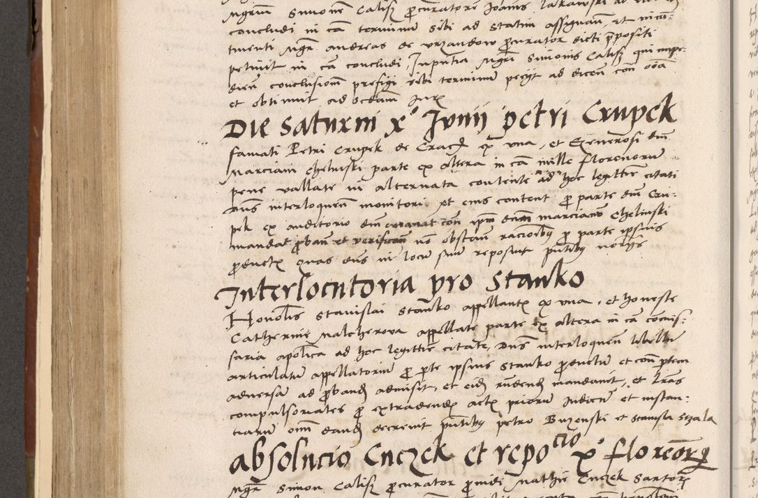 Zdjęcie nr 357 dla obiektu archiwalnego: Volumen II-um actorum coram R. D. Petro Tomicki, episcopo Cracoviensi et Regni Poloniae Vicecancellario, per A. D. 1530 et 1531 inclusive acticatorum, quorum indicem ad finem praesentis voluminis adnotatum videre est.