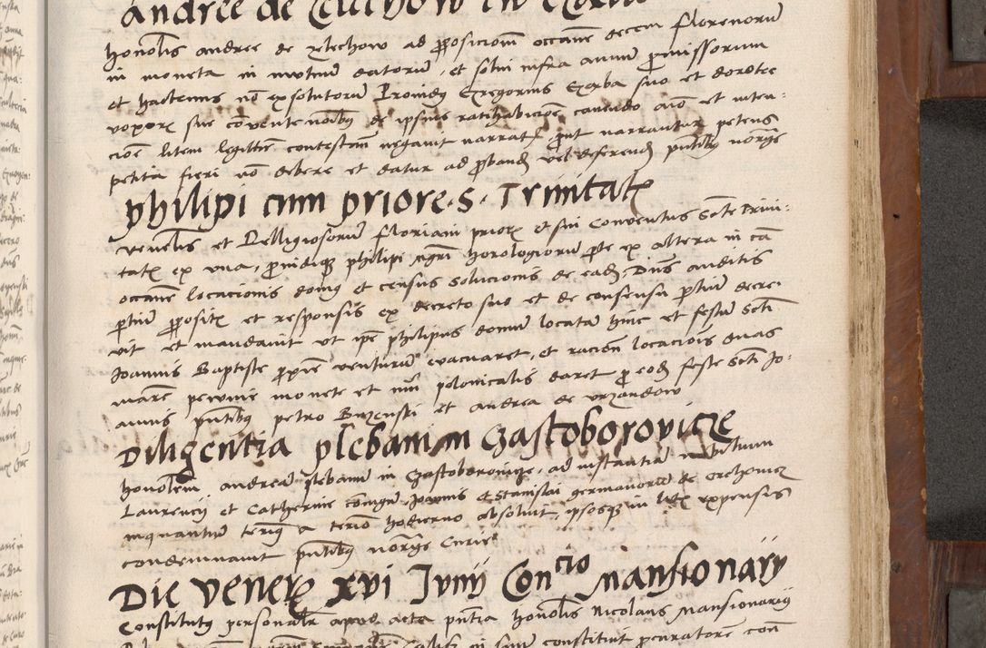 Zdjęcie nr 362 dla obiektu archiwalnego: Volumen II-um actorum coram R. D. Petro Tomicki, episcopo Cracoviensi et Regni Poloniae Vicecancellario, per A. D. 1530 et 1531 inclusive acticatorum, quorum indicem ad finem praesentis voluminis adnotatum videre est.