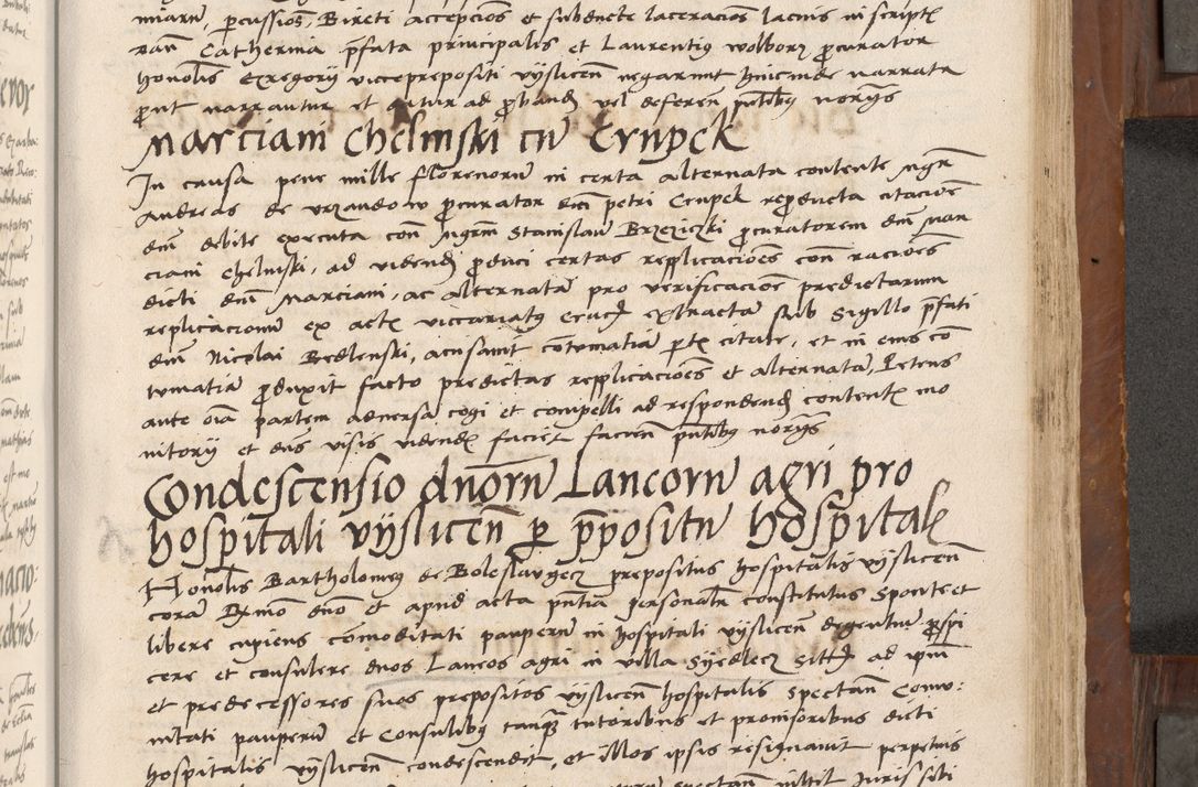 Zdjęcie nr 354 dla obiektu archiwalnego: Volumen II-um actorum coram R. D. Petro Tomicki, episcopo Cracoviensi et Regni Poloniae Vicecancellario, per A. D. 1530 et 1531 inclusive acticatorum, quorum indicem ad finem praesentis voluminis adnotatum videre est.