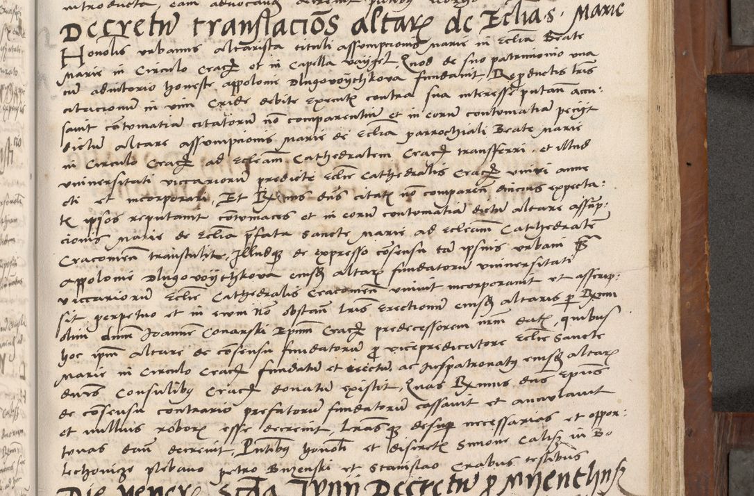 Zdjęcie nr 350 dla obiektu archiwalnego: Volumen II-um actorum coram R. D. Petro Tomicki, episcopo Cracoviensi et Regni Poloniae Vicecancellario, per A. D. 1530 et 1531 inclusive acticatorum, quorum indicem ad finem praesentis voluminis adnotatum videre est.