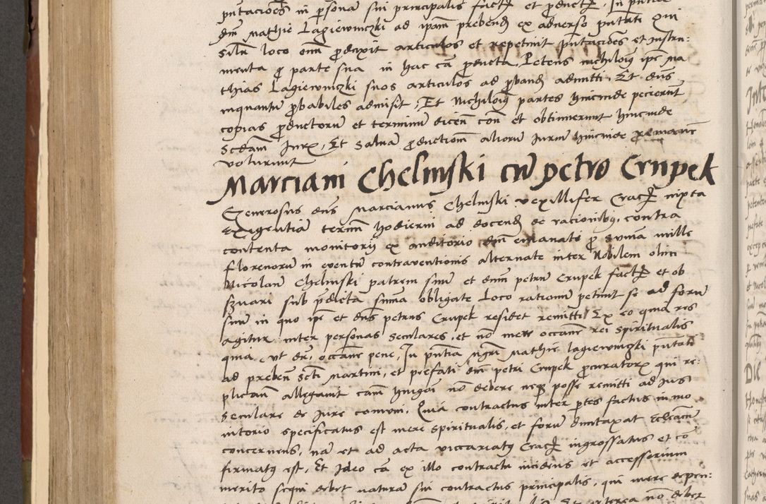 Zdjęcie nr 347 dla obiektu archiwalnego: Volumen II-um actorum coram R. D. Petro Tomicki, episcopo Cracoviensi et Regni Poloniae Vicecancellario, per A. D. 1530 et 1531 inclusive acticatorum, quorum indicem ad finem praesentis voluminis adnotatum videre est.