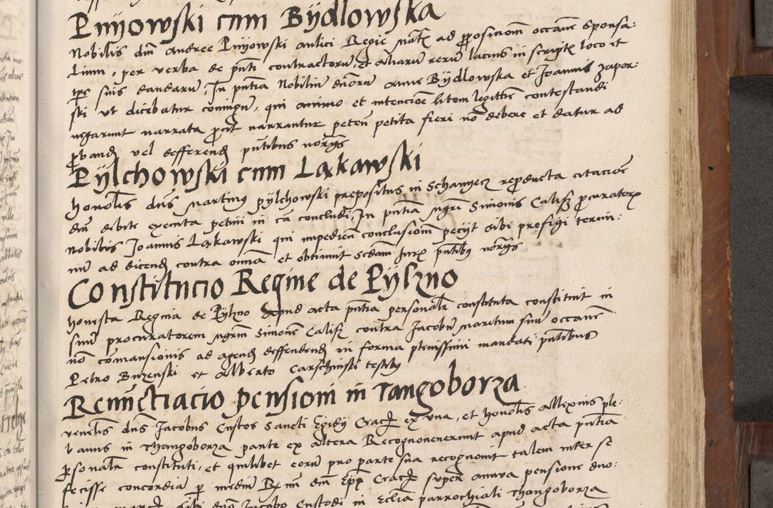 Zdjęcie nr 338 dla obiektu archiwalnego: Volumen II-um actorum coram R. D. Petro Tomicki, episcopo Cracoviensi et Regni Poloniae Vicecancellario, per A. D. 1530 et 1531 inclusive acticatorum, quorum indicem ad finem praesentis voluminis adnotatum videre est.